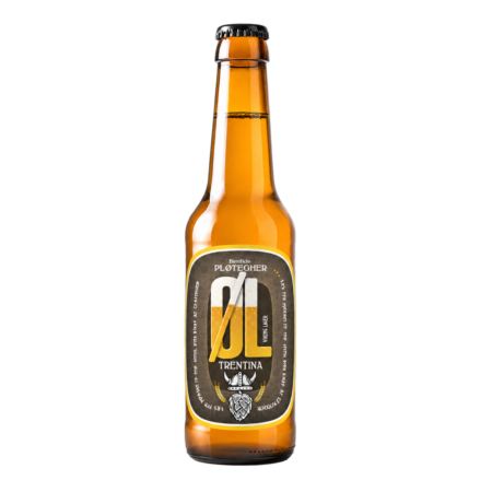 Birra ØL Trentina Lager artigianale, bottiglia da 33 cl