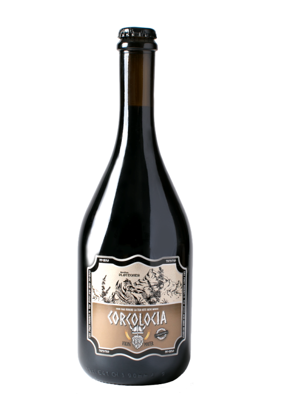 Birra artigianale Corcolocia trentina, bottiglia da 75 cl