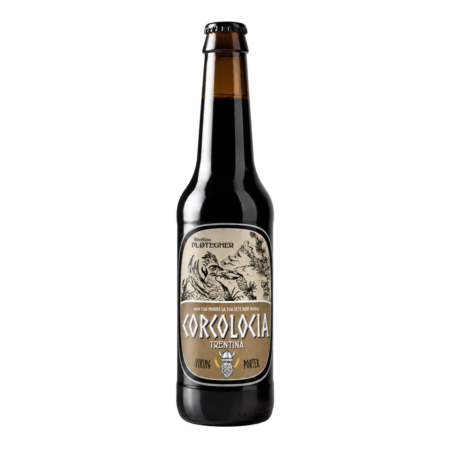 Birra Corcolocia Trentina artigianale, bottiglia da 33 cl