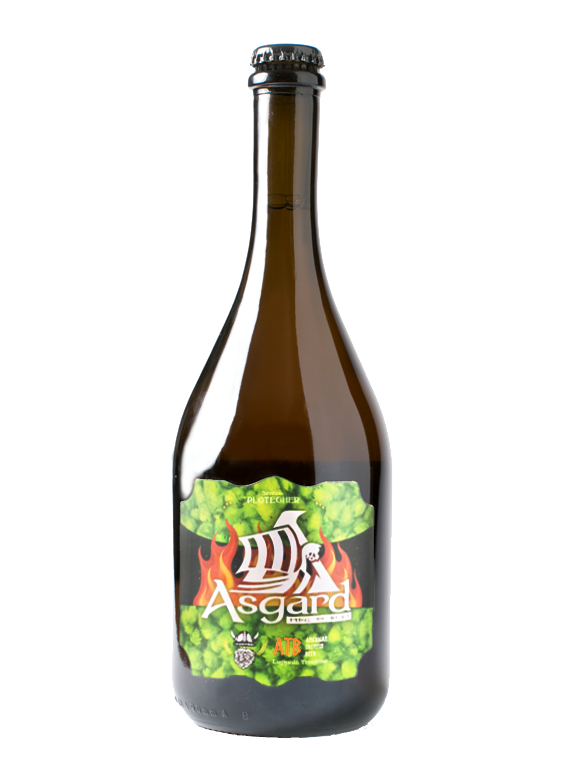 Birra artigianale Asgard trentina, bottiglia da 75 cl