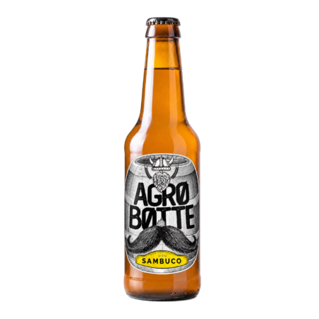 Birra Agrøbøtte Sambuco artigianale trentina, bottiglia da 33 cl
