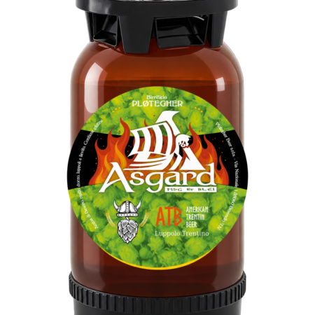 Fusto 24 litri Birra Asgard Trentina con attacco S a baionetta