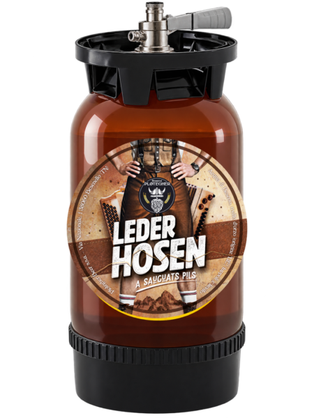 Fusto 24 litri Birra Lederhosen con attacco S a baionetta