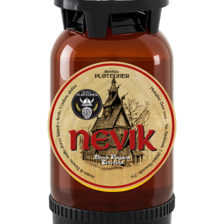 Fusto 24 litri Birra Nevik Trentina con attacco S a baionetta