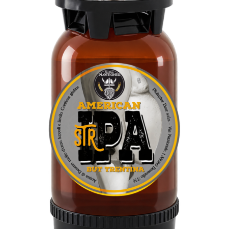 Fusto 24 litri Birra Stripa Trentina con attacco S a baionetta