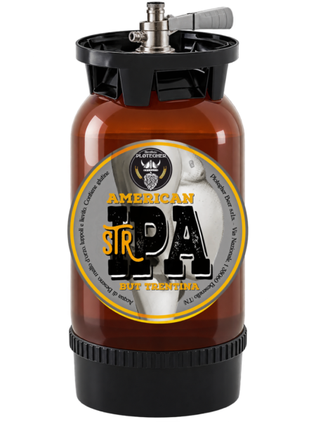 Fusto 24 litri Birra Stripa Trentina con attacco S a baionetta